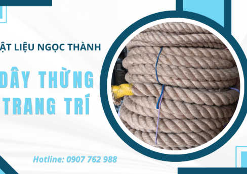 Dây Thừng Trang Trí  Khơi Nguồn Sáng Tạo Cho Không Gian Vintage- Vật Liệu Ngọc Thành